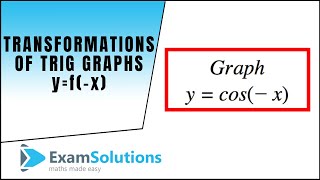 Transformations of trig graphs yfx type [upl. by Nnave588]