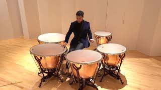 TIMPANI SOLO ETUDE 1 – SCHERZO BY TOM FREER [upl. by Adrell]