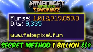 Easy Way To Make 1 Billion Coins On Fakepixel Skyblock [upl. by Lower]