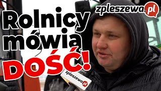 Protest rolników w Gołuchowie [upl. by Padraig930]