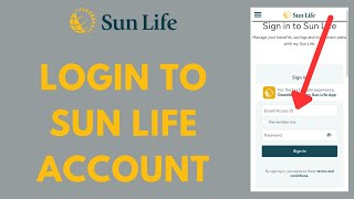 Sunlife Login  How to Sign in to My Sunlife Provider Account 2023 [upl. by Ayokal]