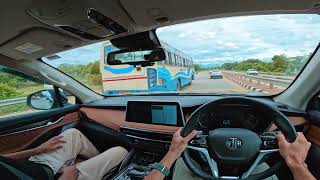 HighSpeed Adventure  MG Gloster POV Drive  Coimbatore to Pollachi  RAW Engine Cabin Sound ASMR [upl. by Yvonner885]