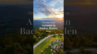 Discover the charm of autumn in BadenBaden with five unforgettable experiences✨ [upl. by Latrena]