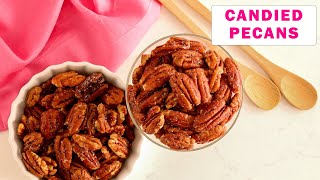 Candied Pecans  EggFree Candied Pecans  Easy Candied Pecans Recipe  How To Make Candied Pecans [upl. by Gilbert]