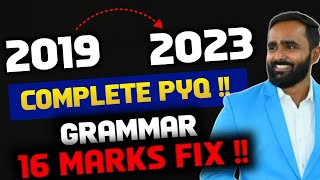 COMPLETE PYQ GRAMMAR10TH STDENGLISHBOARD EXAM 2024PRADEEP GIRI SIR [upl. by Kyl]