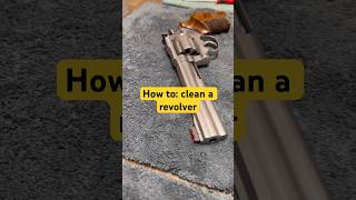 how to clean a revolver in 60 seconds Smith and Wesson 686 Target Champion 357 Mag [upl. by Scriven518]