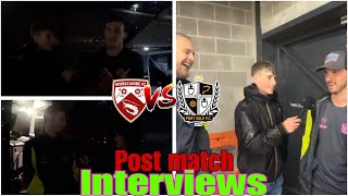 Morecambe v Port Vale post match interviews  Ben Heneghan Paton Ripley Chislett  AB7 [upl. by Suzan]