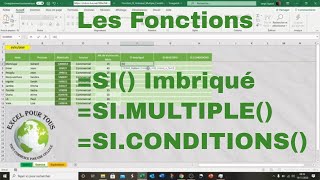 ✅ EXCEL GRATUIT  Comment ça marche  SI Imbriqué SIMULTIPLE SICONDITIONS [upl. by Brooking]