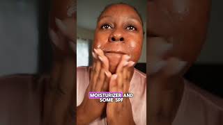 AM and PM routine for acne scars and hyperpigmentation blackgirlmagic skincareroutine skincaretip [upl. by Oleusnoc]