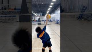 Float serve 😱 abvolleyball volleyballspiketrainingdrills [upl. by Daht]