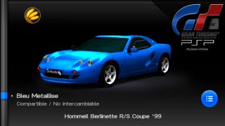 Hommell Berlinette RS Coupe 99  Gran Turismo PSP  Showcase [upl. by Khai]