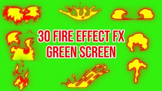 Top 30  Green Screen Fire Element Effect FX by Green Pedia [upl. by Ralf872]