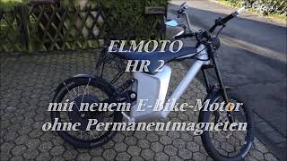 Modifizierung eines Elmoto HR2 Einbau eines EBikeMotors ohne Permanentmagneten [upl. by Airlia]