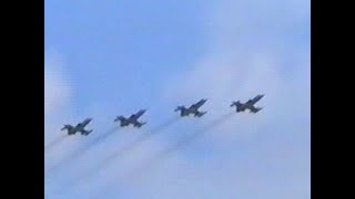 Lockheed F 104S Starfighters Italian Air Force Malta International Air Show 1997 [upl. by Netty]