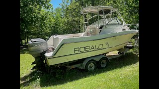 Episode 1 1995 2440 Robalo Restoration PrePurchase Walk Through [upl. by Eneles]