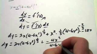 Calculus Finding Differentials of Functions [upl. by Hamrnand712]