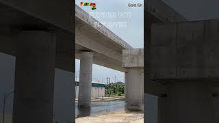 The Flowerpot Flyover Project A Drones View of Ghanas Infrastructure Progressing 🇬🇭 ghana accra [upl. by Aiel838]