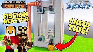 Building a FISSION REACTOR  FTB SKIES [upl. by Netsuj25]