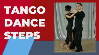 Tango dance steps  Tango basic steps for beginners [upl. by Amir416]