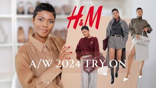 NEW IN HampM AUTUMNWINTER 2024 TRY ON  BEST ONE YET  ama loves beauty [upl. by Halil]