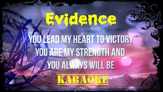 Evidence  Josh Baldwin  Karaoke Version [upl. by Ardnohsed347]