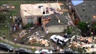 More Than a Dozen Hurt As Tornadoes Hit Dallas [upl. by Tterrej]