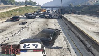 GTA 5 Traffic Jam Tod Fod Car Blasts Gameplay 4 [upl. by Lorrayne831]