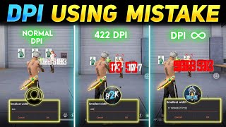 DPI Using Mistake  Best DPI setting For Free Fire  क्या DPI USE करना सही है  DPI FULL DETAILS [upl. by Enybor120]