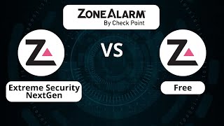 ZoneAlarm Extreme VS ZoneAlarm free  Proteção em tempo real com 1000 vírus [upl. by Allenrad]