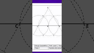 Óvalo y tres círculos dibujotécnico geometry formasgeometricas drawing dibujogeométrico art [upl. by Krik]