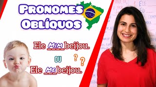 Pronomes oblíquos Aprender português [upl. by Scuram]