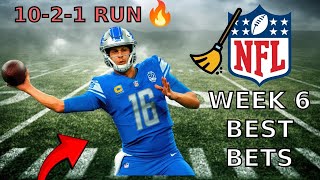 The Janitors Closet NFL WEEK 6 BEST BETS 1021 RUN 🔥🔥 [upl. by Ellainad]