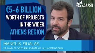 Manolis Sigalas VP amp MD of Southern Europe of Hill International  Greece Investor Guide 1 [upl. by Idoc]