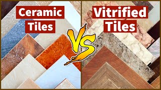 Difference Between Vitrified Tiles and Ceramic Tiles  Easy Nirman [upl. by Kreis265]