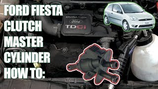 Ford Fiesta MK6 Clutch Master Cylinder Change  Removal How To 200208 TDCI [upl. by Rizzo760]