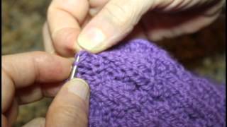 How to fix a serious mistake by unraveling the knitting and reclaiming the live stitches [upl. by Leur]