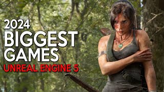 Biggest Games in UNREAL ENGINE 5 with ULTRA REALISTIC Graphics coming out in 2024 [upl. by Hanzelin236]