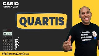 🔥 QUARTIS DADOS SIMPLES  1º 2º e 3º QUARTIL CasioEducacao [upl. by Mccarty]