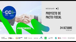 Webinar Proyecto de Pacto Fiscal [upl. by Latvina909]