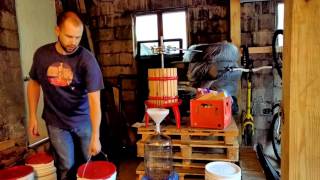 Making Red Wine From Grapes  Part 2 [upl. by Bohlin]