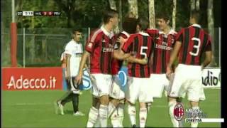 Pato Second Goal Free Kick vs Pro Vercelli  06102012 [upl. by Gamal]