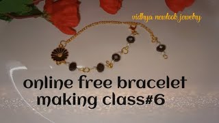 Ennathu online free bracelet making class6 ah evvalav cute ah athum easy ah bracelet panna mudiuma [upl. by Varney]