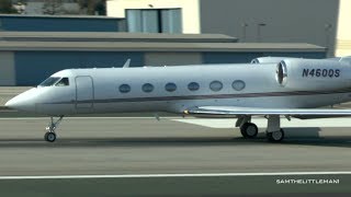 NetJets Gulfstream GIV Short Takeoff SMO N460QS [upl. by Zetnom]