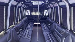 2016 Ford F550 Limo Bus Interior Stock B56052 [upl. by Latrice215]