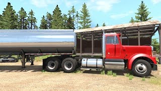 BeamNG Drive  Tanker Truck Transporting 11000 Liters of Diesel [upl. by Bebe]