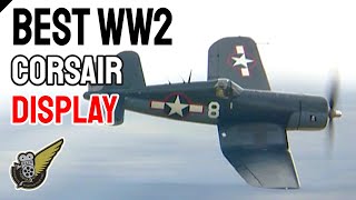 WW2 Corsair fighter  low level and fast [upl. by Ahseiyk563]