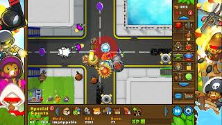 Bloons TD5 Expansion Mod Main Street with 1 factory [upl. by Hibben]