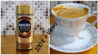 Nescafe Gold Coffee Recipe  Cappuccino Coffee Recipe  Spoon of taste [upl. by Duff]