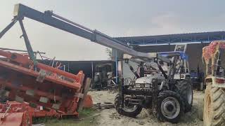 Pole Lifter with Hydraulic Post Hole Digger by akhtar Enterprises [upl. by Norrahc]