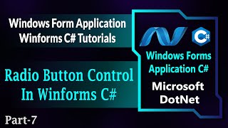 07  Radio Button Control In Winforms C  Radio Button In Windows Forms Csharp HindiUrdu [upl. by Nevarc]